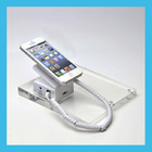 COMER cellular telephone Price label acrylic display stand with security alarm cable lock