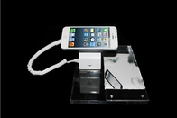 COMER Mobile phone Price tag acrylic holder with Security alarm system for cell phone retail stores