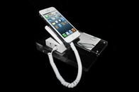 COMER Mobile phone Price tag acrylic holder with Security alarm system for cell phone retail stores