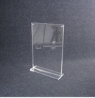 COMER Transparent Acrylic Display Sheet Board Panel for Inserts, Tag, Brochure, Leaflet, Catalog